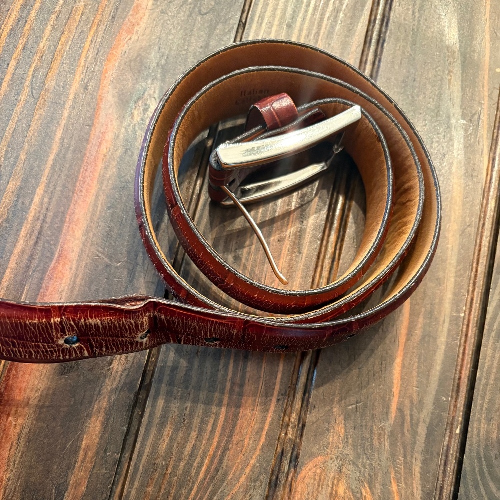 Remo Tulliani Italian Calfskin Belt 34